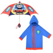 Wholesale - 2PC SET BOYS THOMAS SLICKER AND UMBRELLA SET C/P 12, UPC: 794434428362